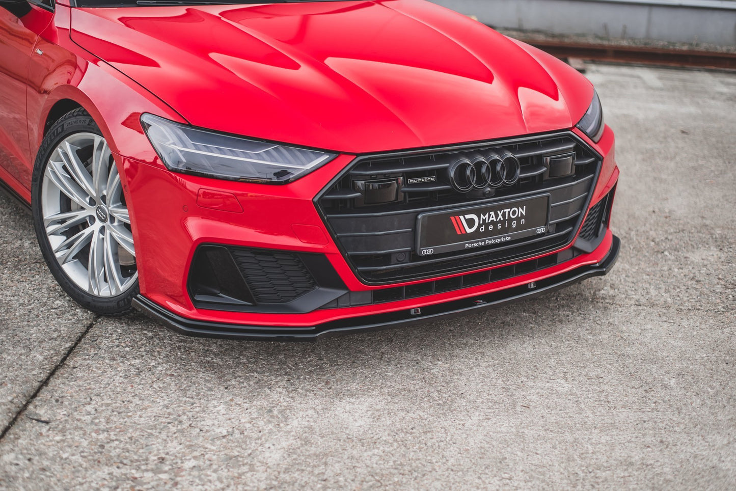 Front Ansatz V.2 für Audi A7 C8 S-Line / S7 C8 Carbon Look