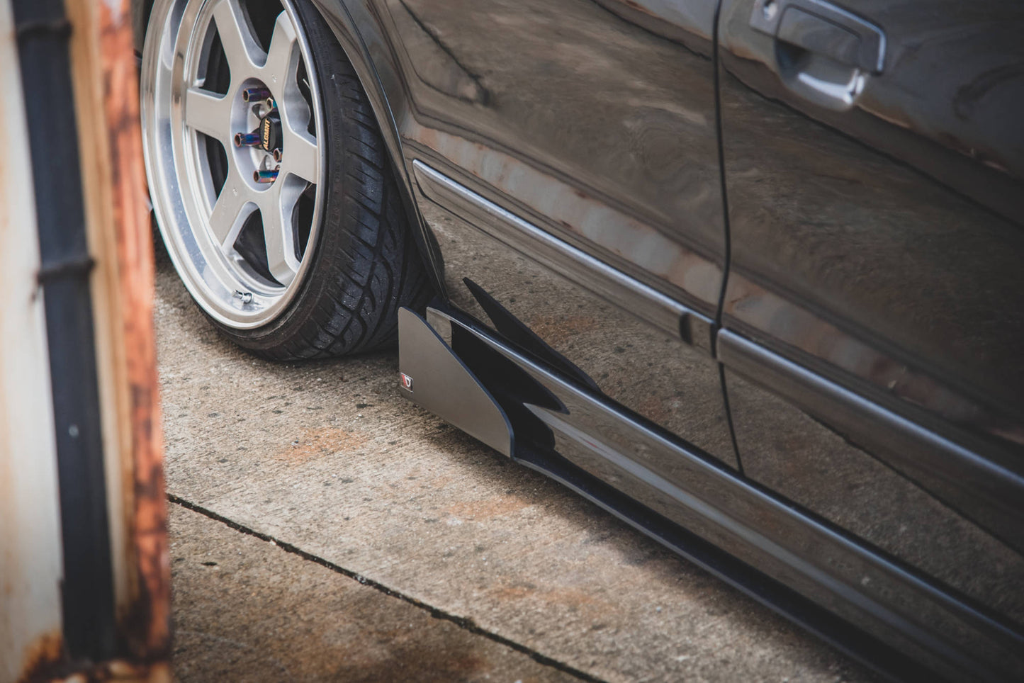 Sport Seitenschweller Ansatz für Mitsubishi Galant Avance Mk8