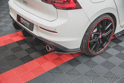 Robuste Racing Heck Ansatz Flaps Diffusor für Volkswagen Golf 8 GTI