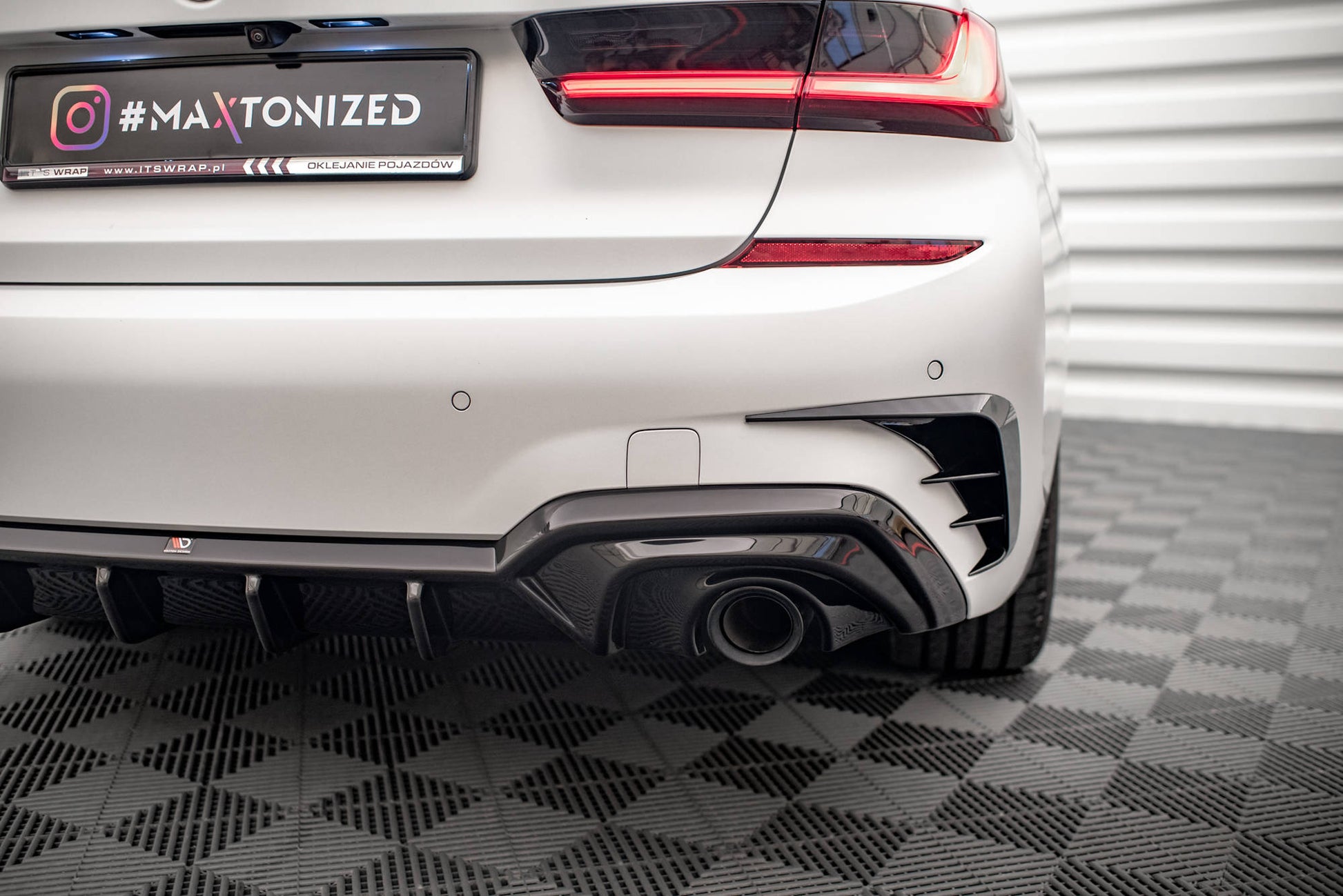 Diffusor Heck Ansatz für BMW 3er M-Paket G20 / G21