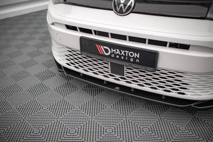 Front Ansatz V.1 für Volkswagen Caddy Mk5 schwarz matt