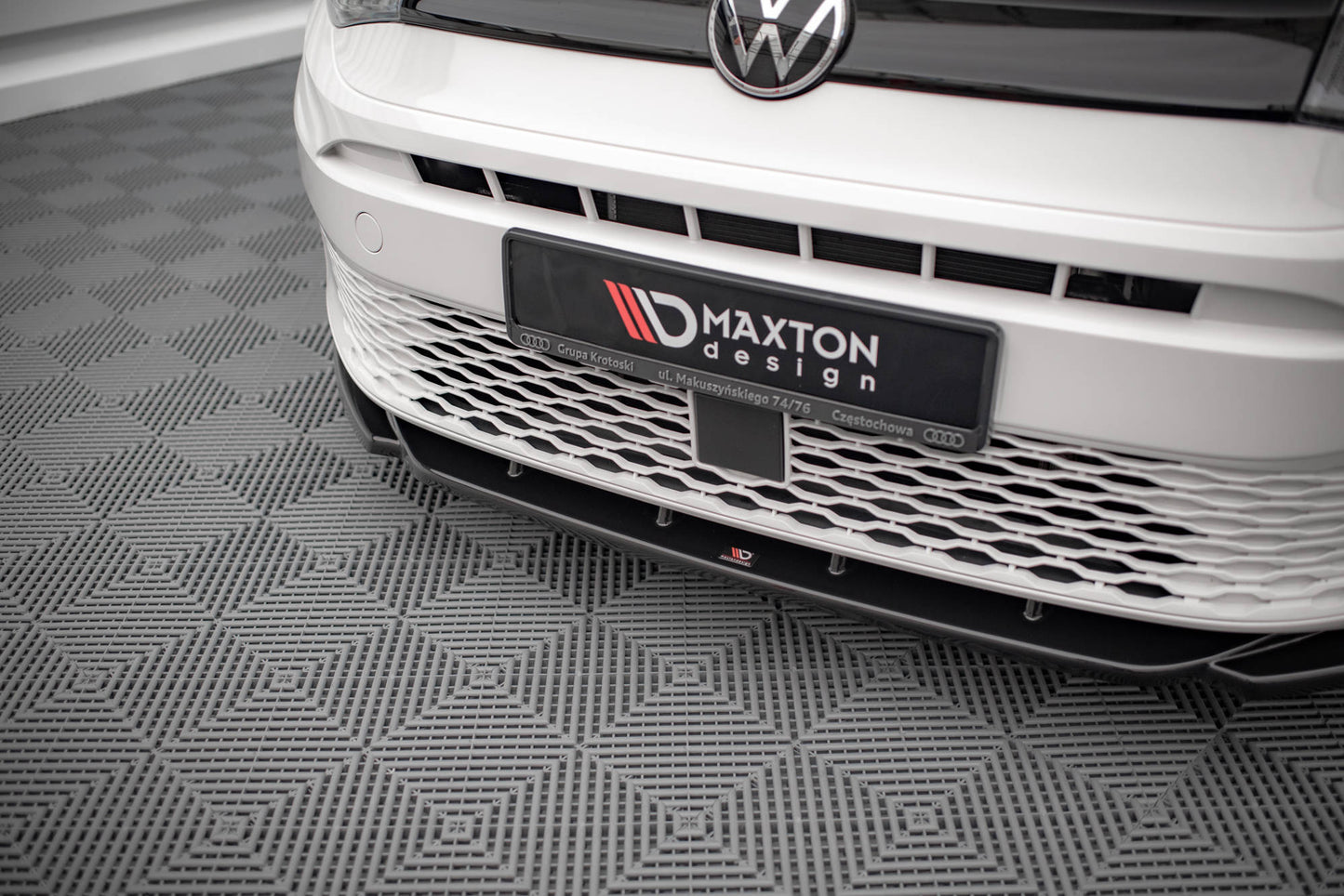 Front Ansatz V.1 für Volkswagen Caddy Mk5 Carbon Look