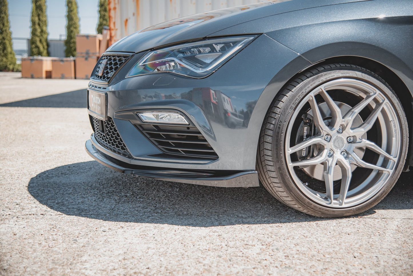 Front Ansatz V.5 für Seat Leon Cupra / FR Mk3 FL Carbon Look
