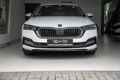 Front Ansatz V.2 für Skoda Octavia Mk4 schwarz matt