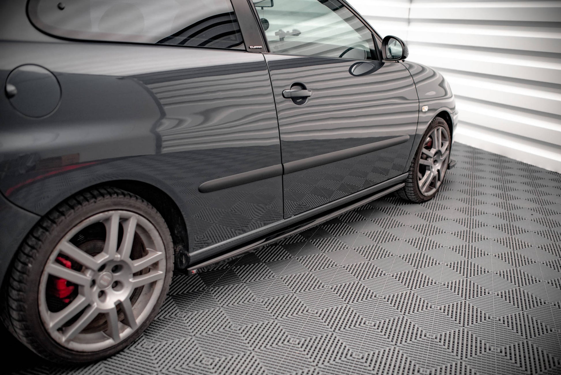 Seitenschweller Ansatz für Seat Ibiza Cupra Mk3 Carbon Look