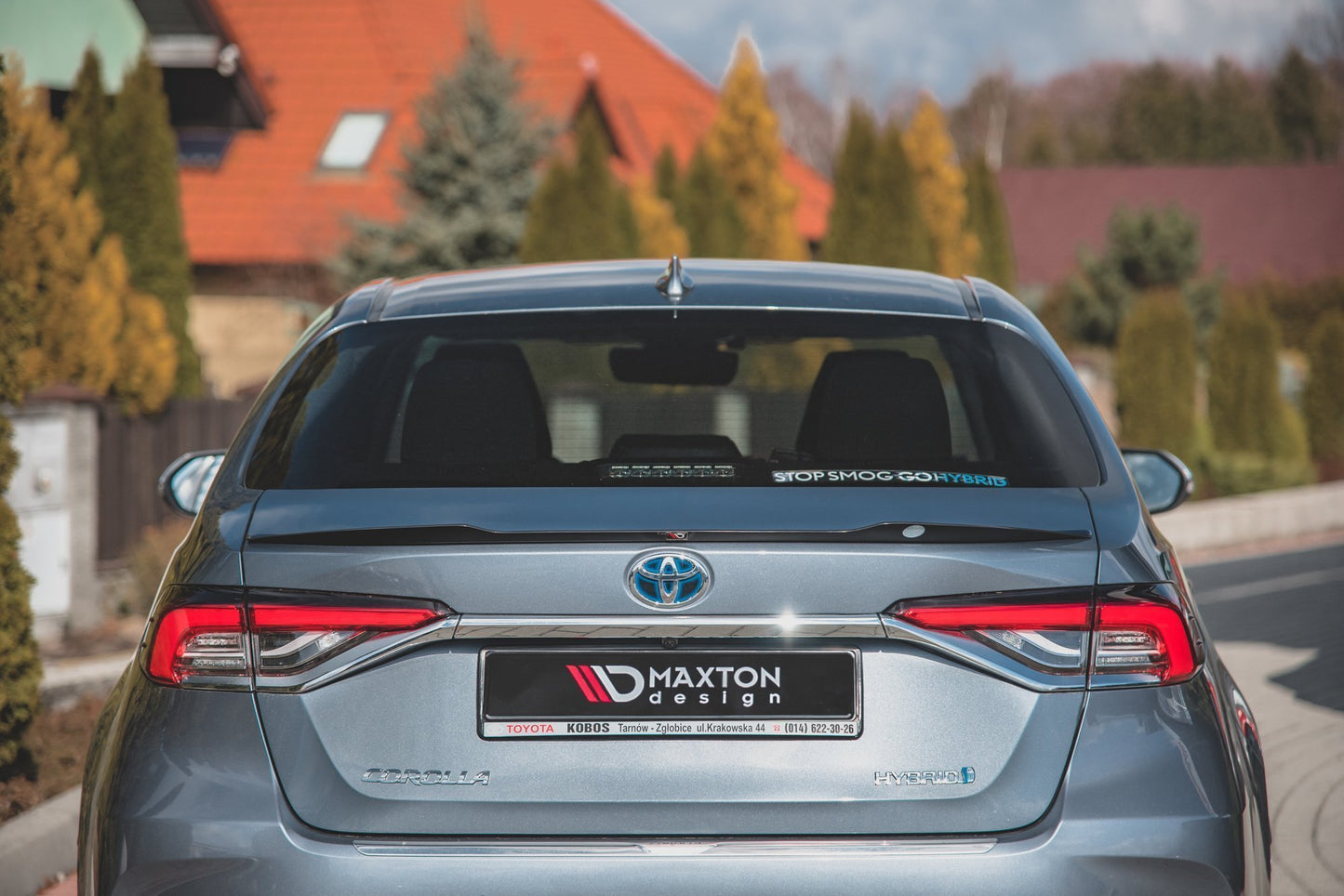 Spoiler CAP für Toyota Corolla XII Limousine schwarz matt