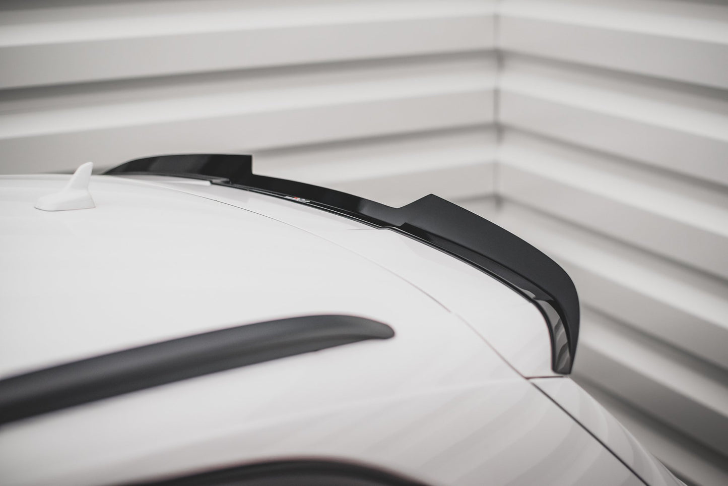 Spoiler CAP für Audi SQ5 Mk1 (8R) schwarz matt