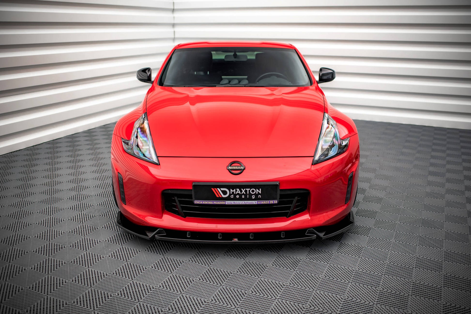Front Ansatz V.3 für Nissan 370Z Facelift Carbon Look
