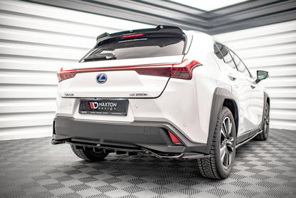 Mittlerer Diffusor Heck Ansatz DTM Look für Lexus UX Mk1 schwarz matt