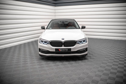 Front Ansatz V.1 für BMW 5er G30 schwarz Hochglanz