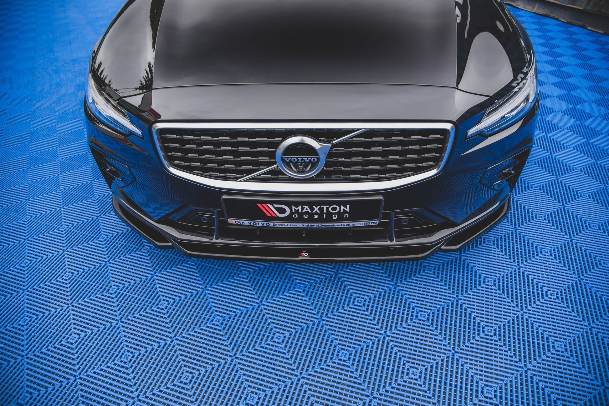 Front Ansatz V.2 für Volvo S60/V60 R-Design Mk3 Carbon Look