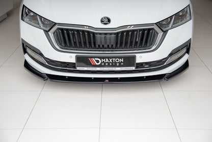 Front Ansatz V.1 für Skoda Octavia Mk4 Carbon Look