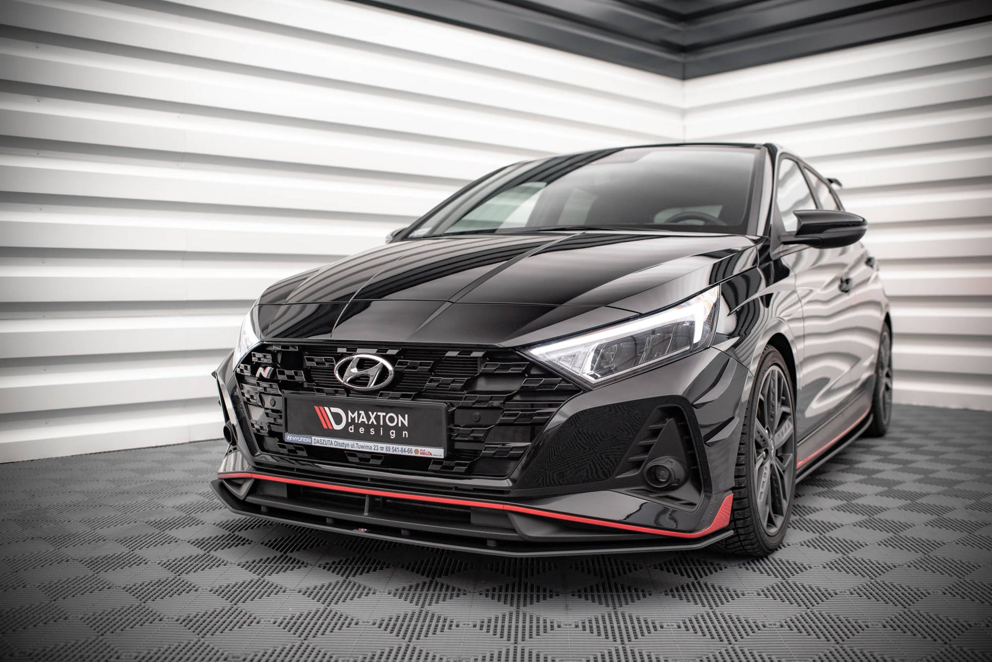 Street Pro Front Ansatz für für Hyundai I20 N Mk3