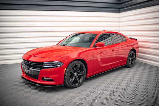 Seitenschweller Ansatz für Dodge Charger RT Mk7 Facelift Carbon Look