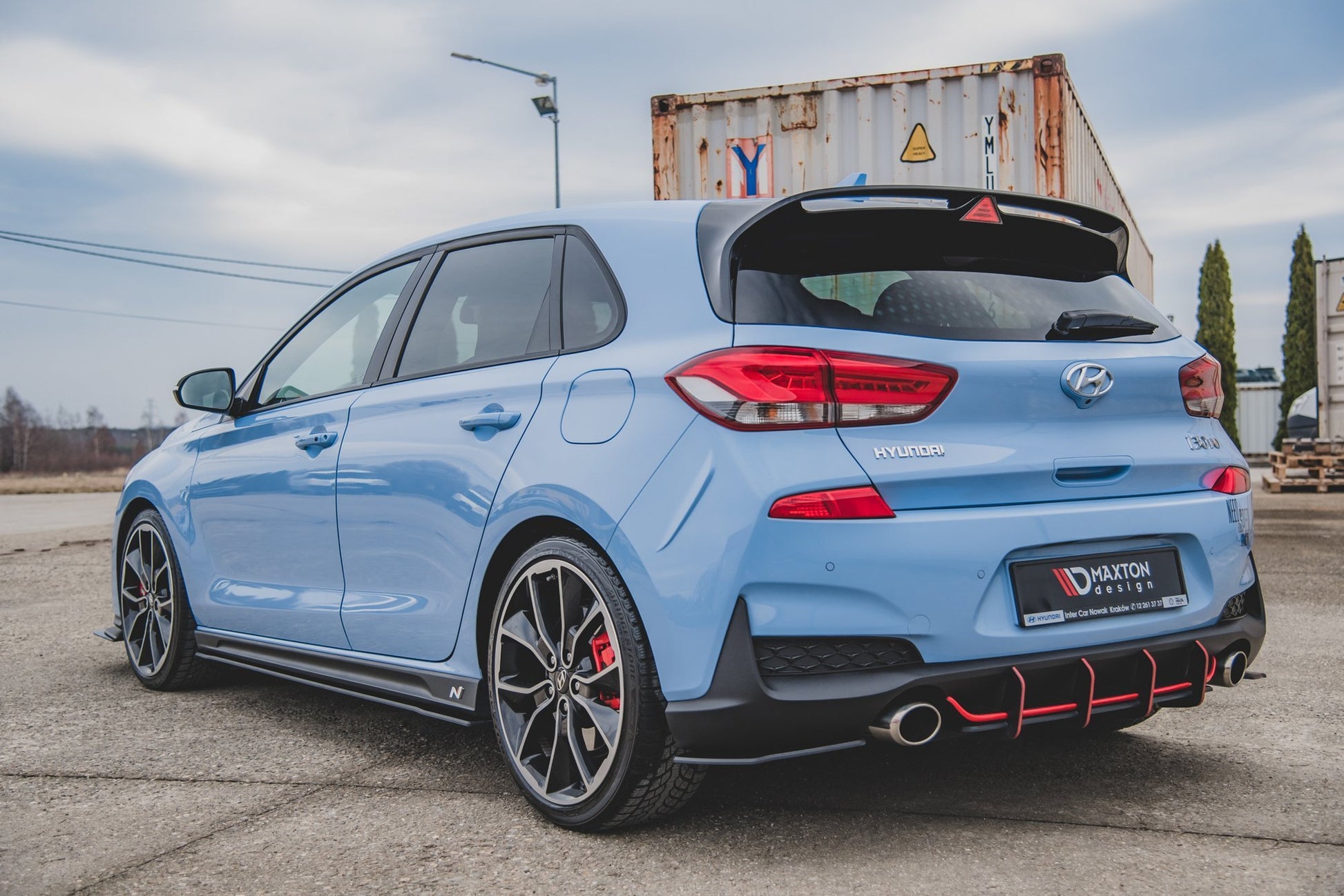 Robuste Racing Seitenschweller Ansatz für für Hyundai I30 N Mk3 / Mk3 FL Hatchback / Fastback