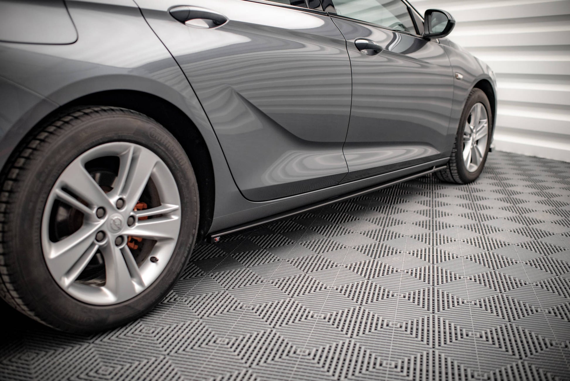 Seitenschweller Ansatz für Opel Insignia Mk2 Carbon Look