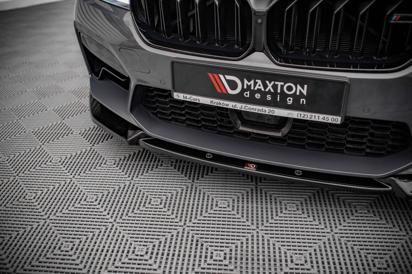 Front Ansatz V.1 für BMW M5 F90 Facelift schwarz matt