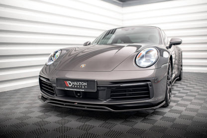 Front Ansatz für Porsche 911 Carrera 4S 992 schwarz matt