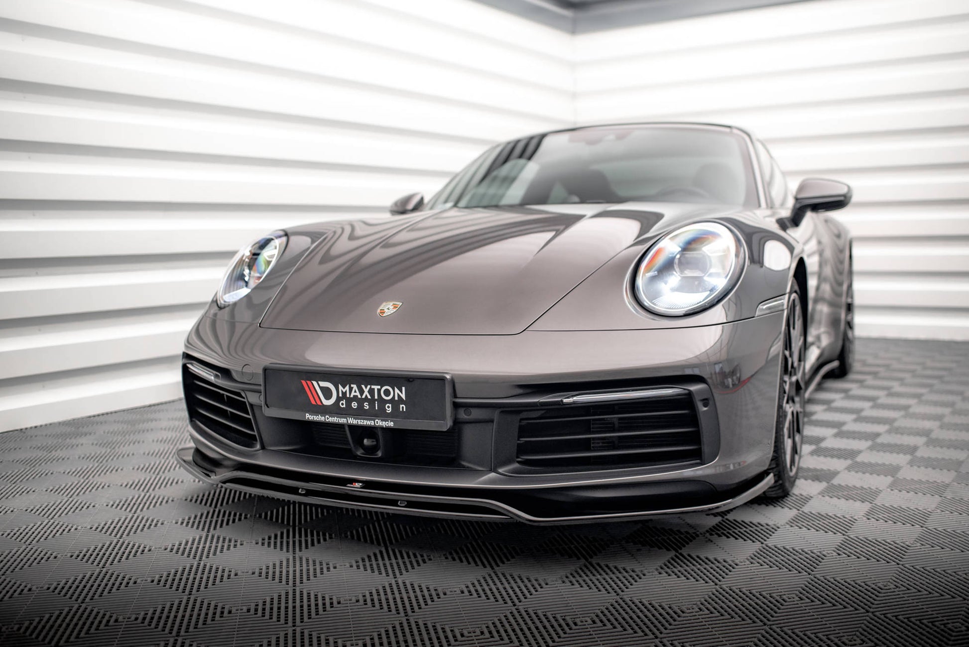 Front Ansatz für Porsche 911 Carrera 4S 992 Carbon Look