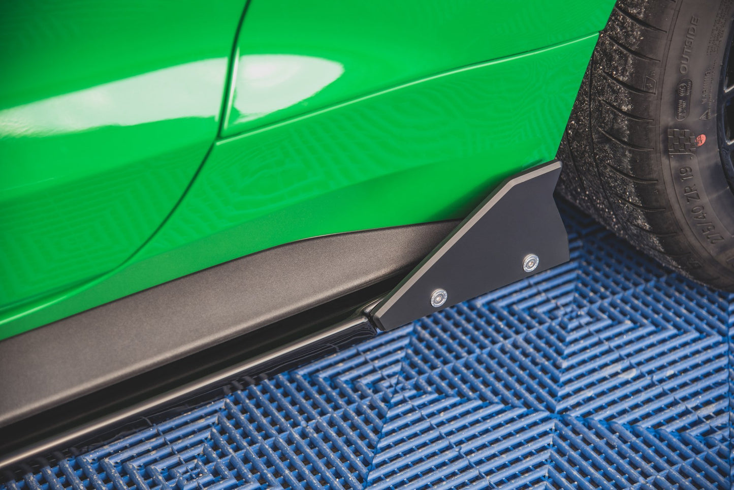 Seitenschweller Ansatz für + Flaps  Ford Mustang GT Mk6 Facelift