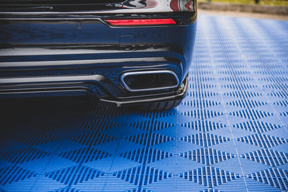Heck Ansatz Flaps Diffusor für Volvo S60/V60 R-Design Mk3 Carbon Look