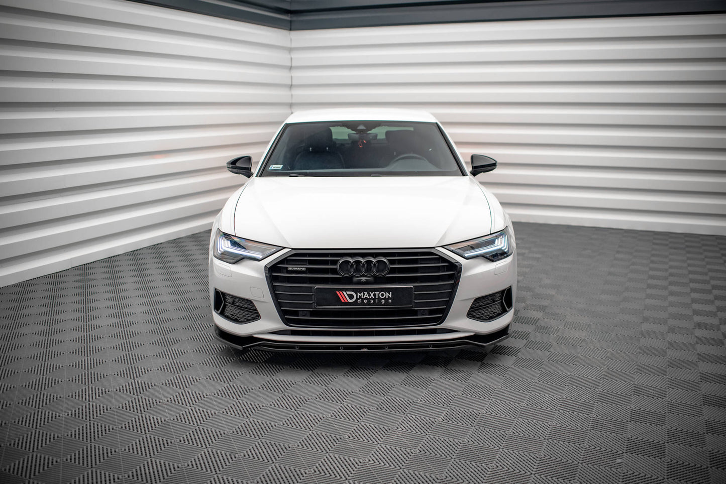Front Ansatz V.3 für Audi A6 C8 Carbon Look