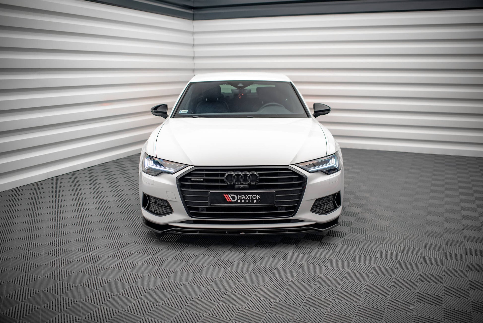 Front Ansatz V.3 für Audi A6 C8 Carbon Look