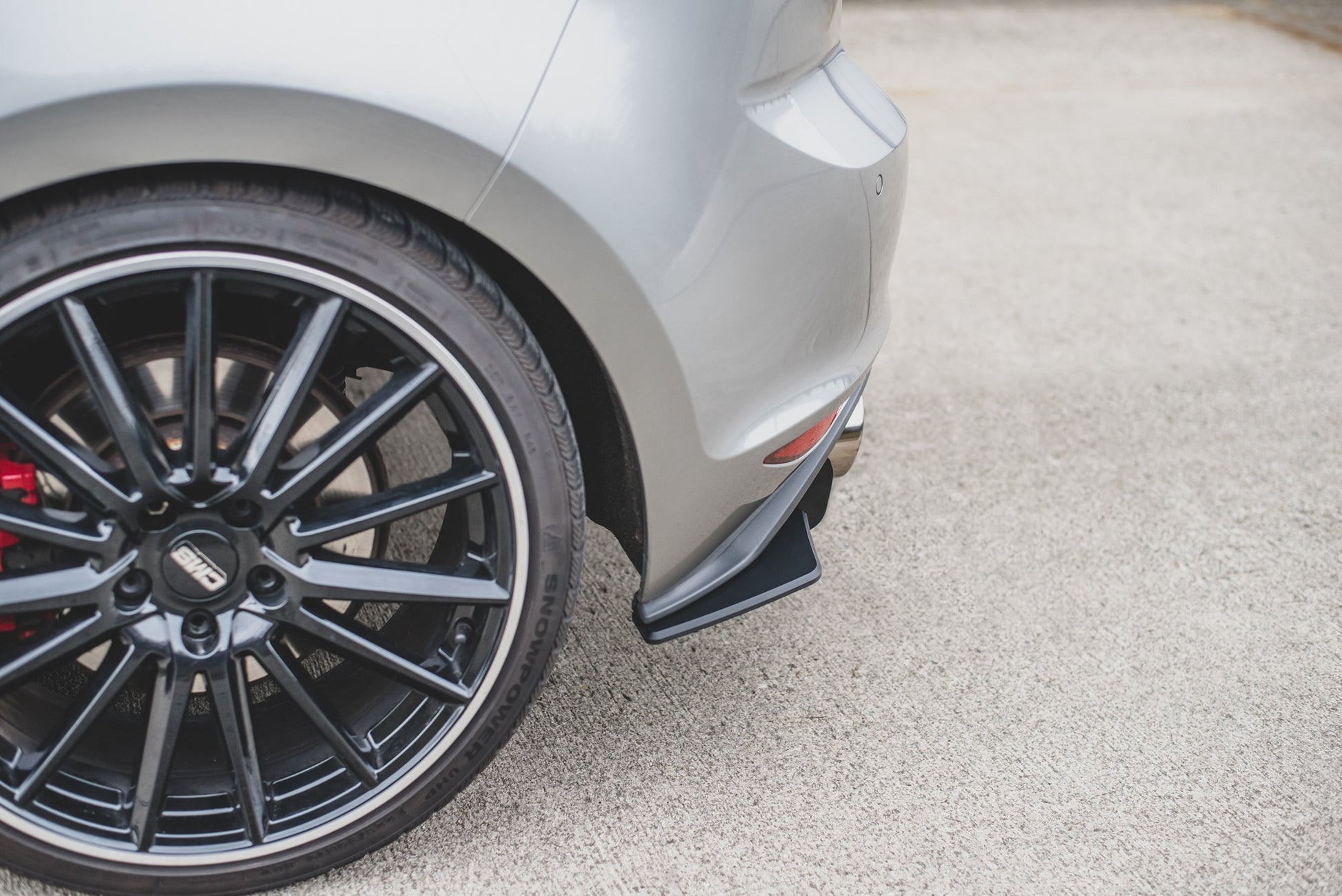 Robuste Racing Heck Ansatz Flaps Diffusor für L + R V.1 VW Golf 7 GTI