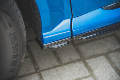 Seitenschweller Ansatz für Ford Puma ST-Line schwarz Hochglanz