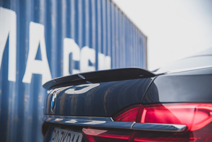 Spoiler CAP für BMW 7 M-Paket G11 schwarz Hochglanz