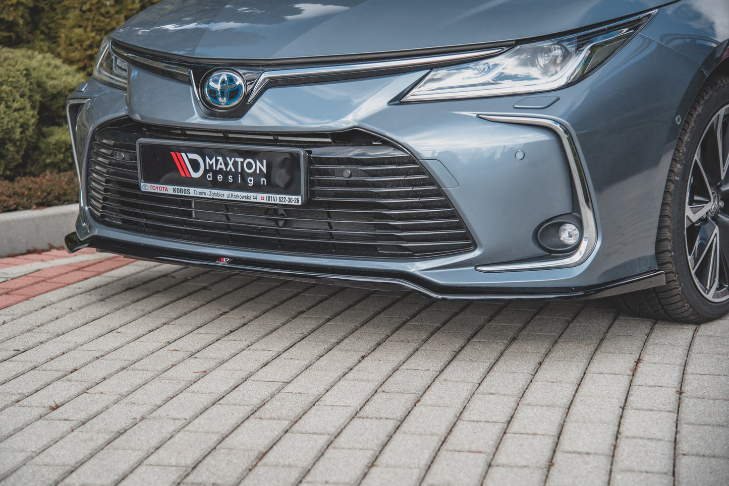 Front Ansatz für Toyota Corolla XII Limousine  schwarz matt