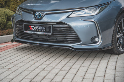 Front Ansatz für Toyota Corolla XII Limousine  schwarz matt