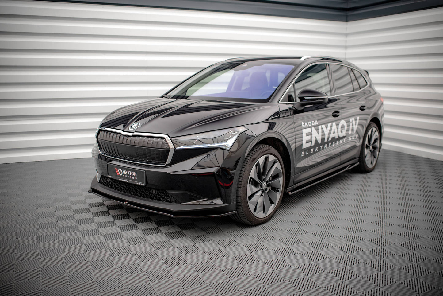 Front Ansatz V.1 für Skoda Enyaq iV Carbon Look