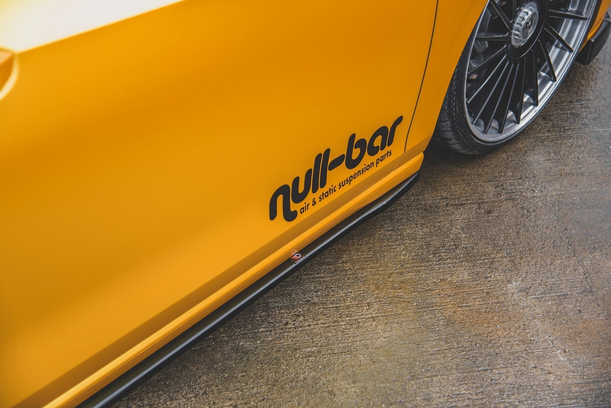 Seitenschweller Ansatz für V.2 für VW Golf 8 Carbon Look