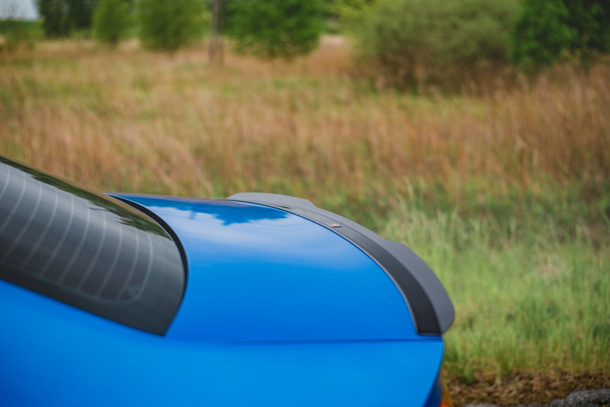 Spoiler CAP für Audi A4 / A4 S-Line B8 / B8 FL Limousine schwarz Hochglanz