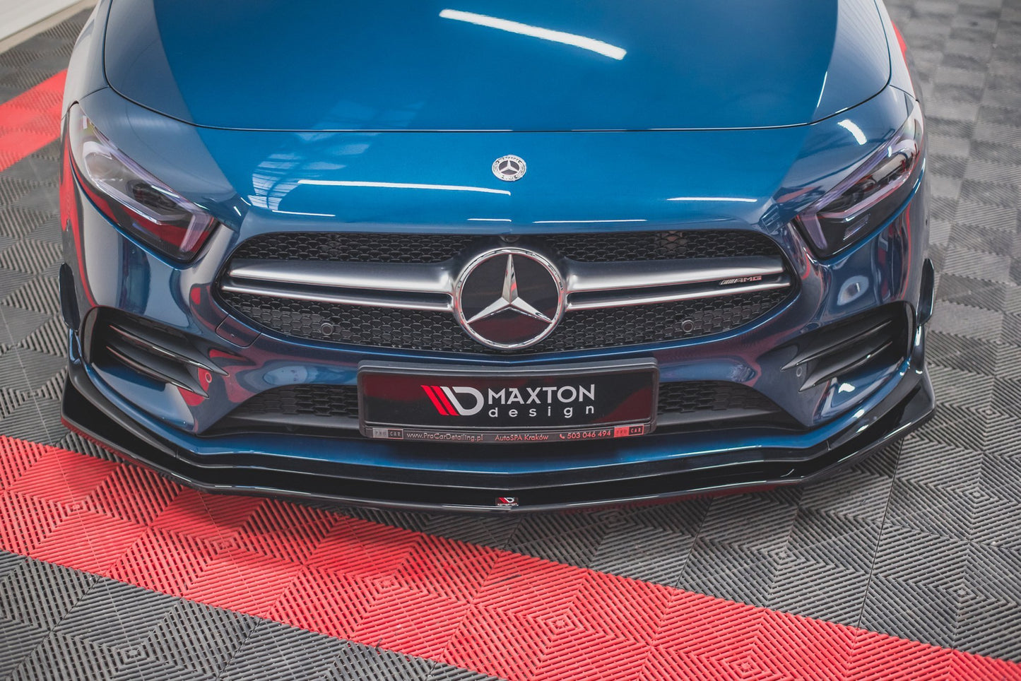 Front Ansatz V.1 für Mercedes A35 AMG Aero W177  Carbon Look