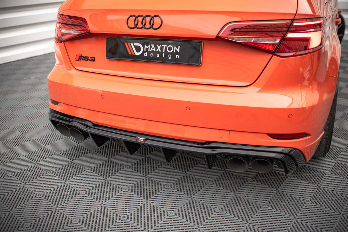 Diffusor Heck Ansatz V.2 für Audi RS3 8V Facelift