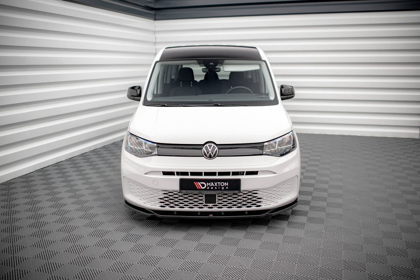 Front Ansatz V.1 für Volkswagen Caddy Mk5 Carbon Look