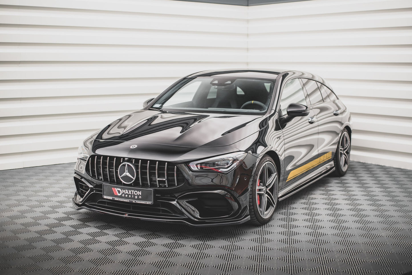 Front Ansatz V.3 für Mercedes-AMG CLA 45 Aero C118 Carbon Look