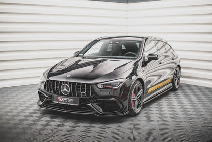 Front Ansatz V.3 für Mercedes-AMG CLA 45 Aero C118 Carbon Look