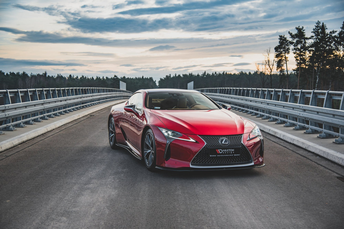Front Ansatz V.2 für Lexus LC 500 schwarz matt