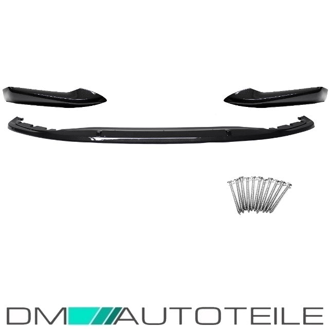Frontspoiler Sport-Performance Carbon Hochglanz + Schrauben passend für BMW 5er G30 G31 mit M-Paket 20117>