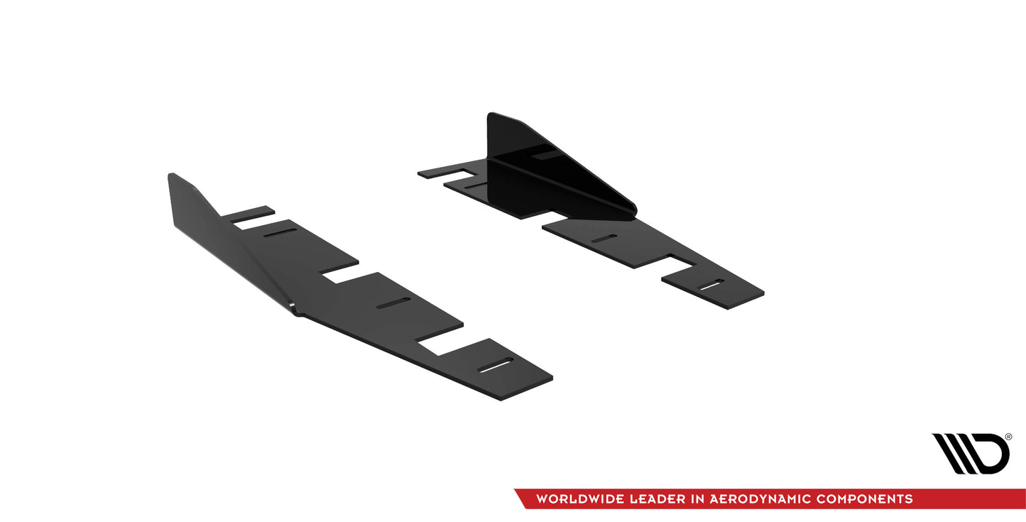 Side Flaps BMW M2 F87 schwarz Hochglanz