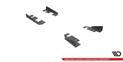 Side Flaps Audi S3 Sportback 8V Facelift schwarz Hochglanz