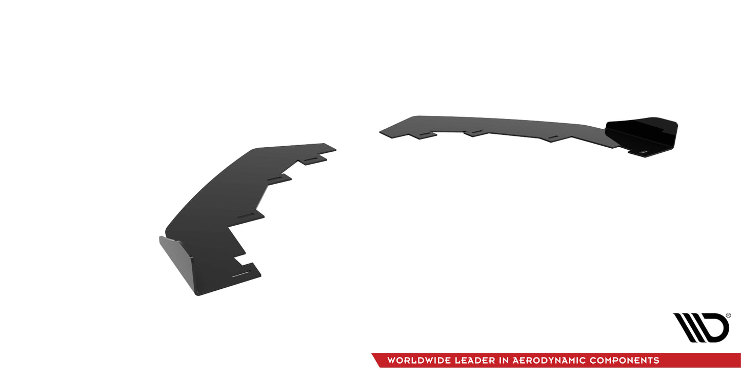 Front Flaps Volkswagen Golf R Mk7 schwarz Hochglanz
