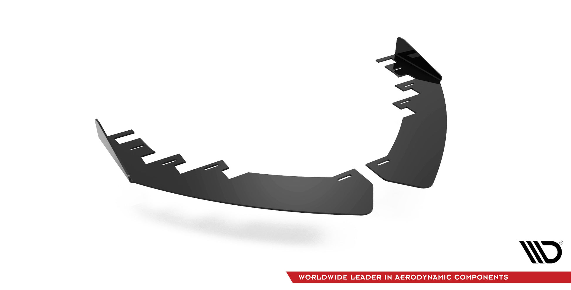 Front Flaps Audi S3 Sportback 8V Facelift schwarz Hochglanz
