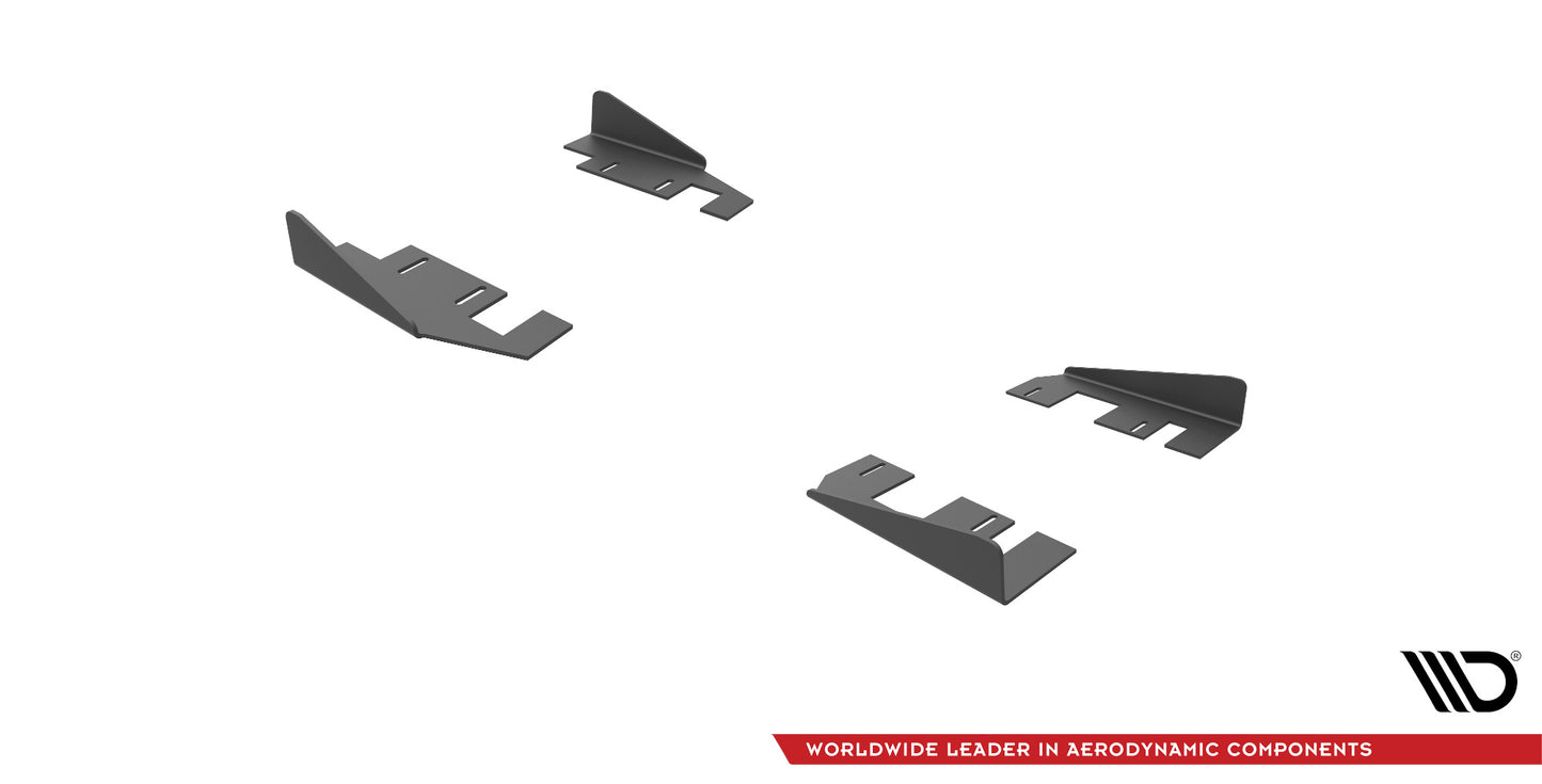 Side Flaps Audi S3 Sportback 8V Facelift schwarz Hochglanz