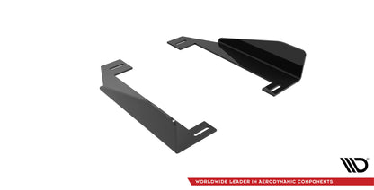 Side Flaps BMW M2 F87 schwarz Hochglanz