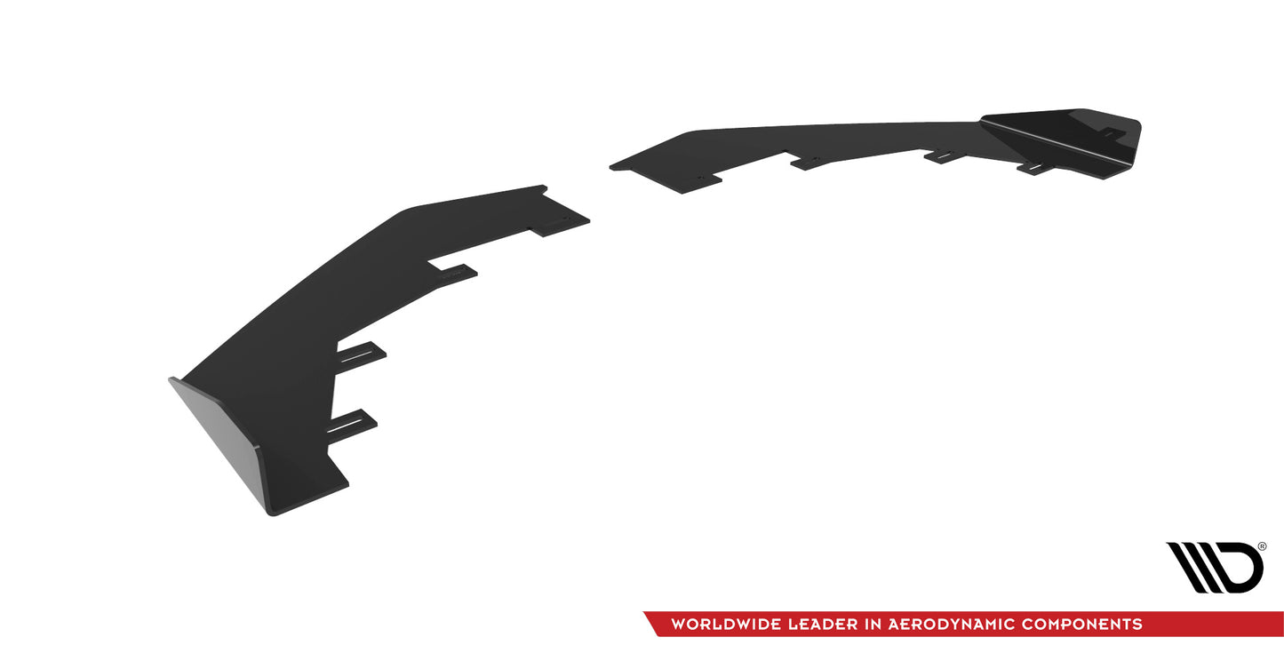 Front Flaps BMW M2 Competition F87 schwarz Hochglanz