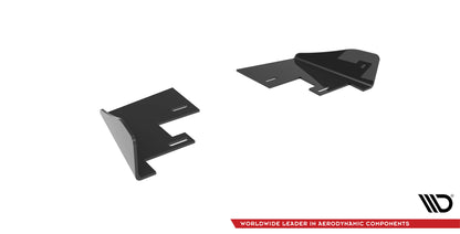 Hintere Seiten Flaps für Volkswagen Golf R Mk7 schwarz Hochglanz